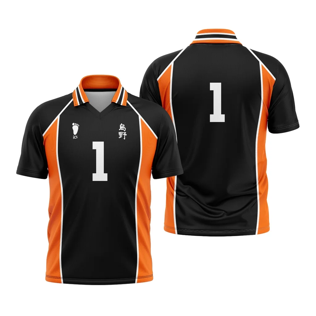 Costume Cosplay Haikyuu!! Karasuno Daichi Sawamura - Maillot #4 + Short - Déguisement Anime Qualité Impression 3D