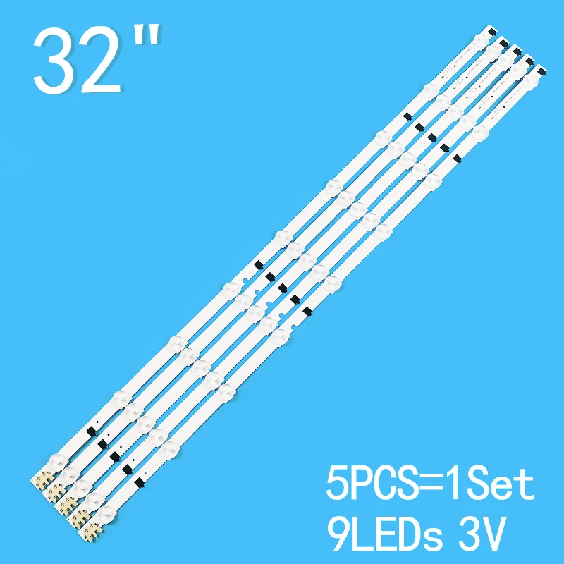 5PCS/lot LED Strip D2GE-320SC1-R0 BN96-28489A For samsung Sharp 32\'\'TV D2GE-320C1-R0 UE32F5000 UE32F5500 UE32F4000 CY-HF320BGS new kit 14 pcs led strip for sam sung ue40f6400ak d2ge 400sca r3 d2ge 400scb r3 2013svs40f l8 r5 bn96 25305a 25304 25520a 2552a