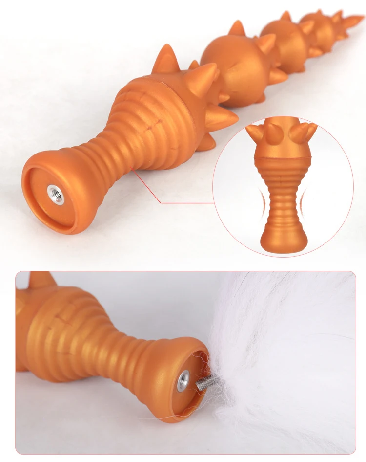 barbed anal plug On Sale Barbed Dildo Waterproof & Glow-In-The-Dark main image 1
