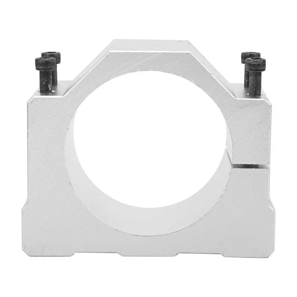 52mm 56mm 65mm 80mm Aluminium Spindel Klemme Motor Halterung mit 4 stücke Schraube für CNC Gravur router Maschine Motor Montage Halter – Detail 16