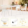 Windsor Kids Table and 2 Chair Set, Rubberwood Toddler Table and Chair Set for Art, Play, Craft, Activity, Children Table，White 5
