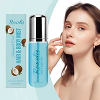 Brume parfumée pour le corps et les cheveux à la noix de coco, parfum léger naturel longue durée, rafraîchissant, parfum doux en spray 4