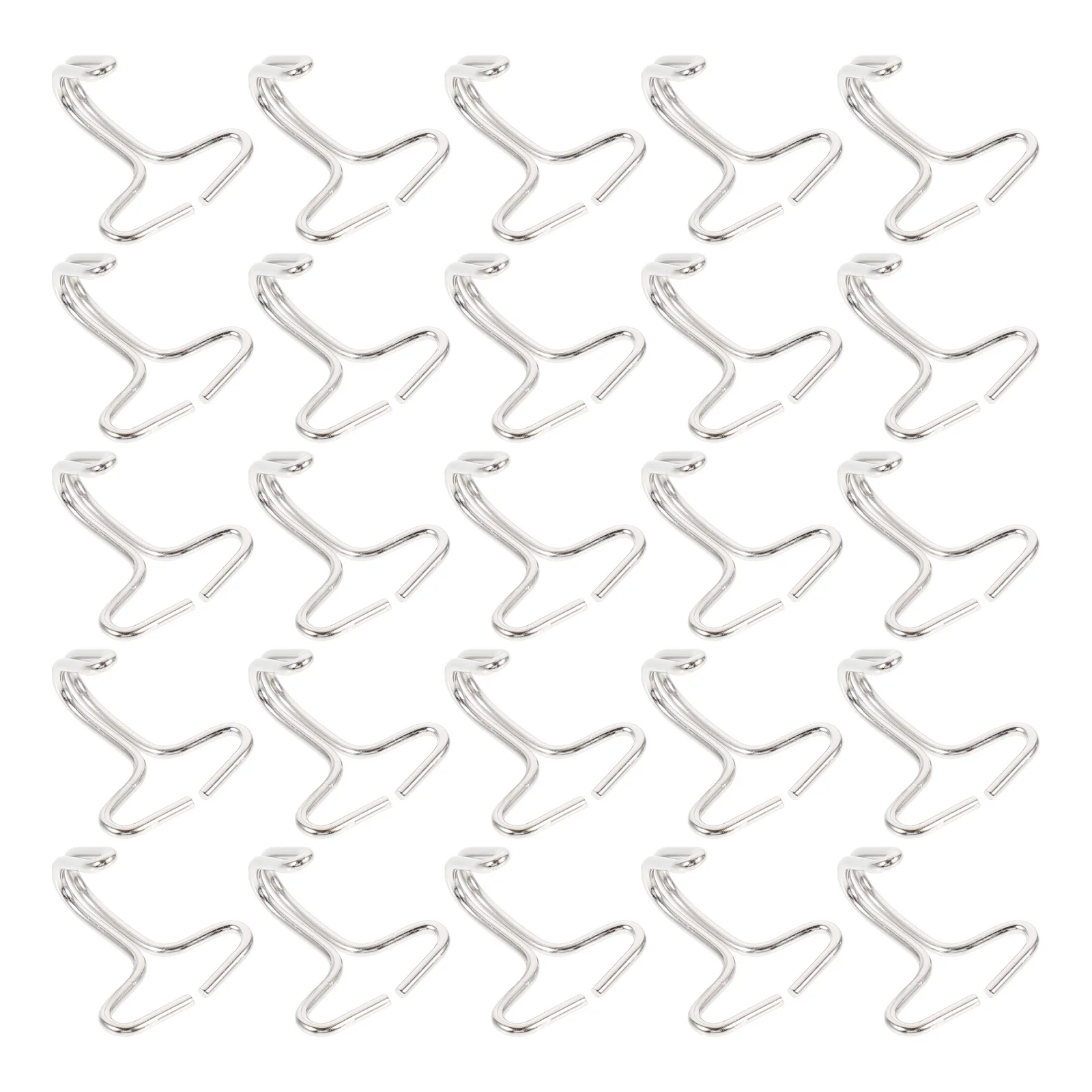 

100 Pcs Car Cushion Hook Belt Fastener Seat Organizing Hooks Iron Fixing Hanger Rear