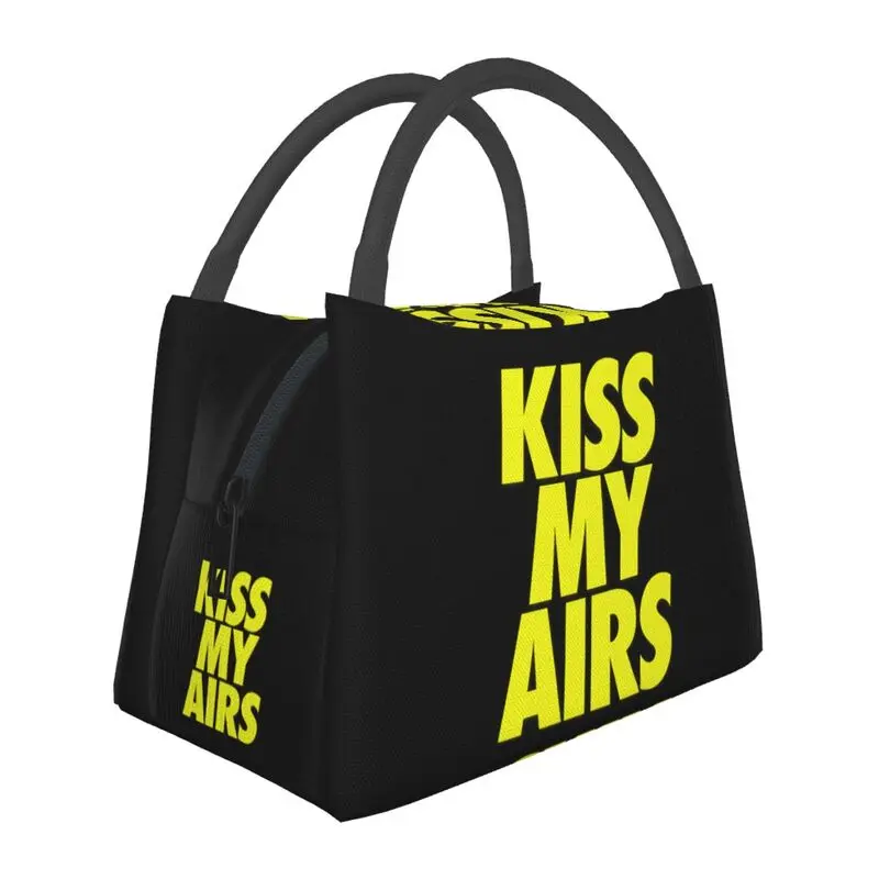 

Kiss My Airs Thermal Insulated Lunch Bags Women Resuable Lunch Tote for Outdoor Camping Travel Storage Meal Food Box