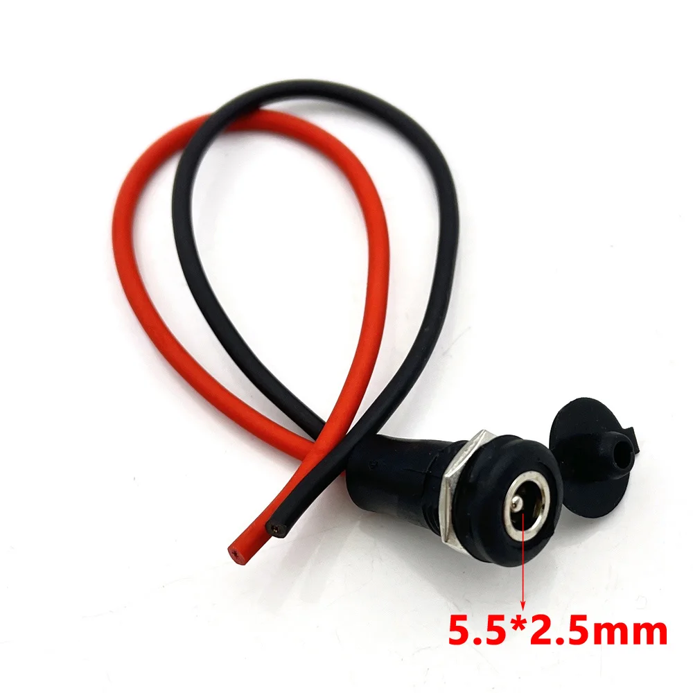 YACSEJAO DC 5521 Mm Vers 2 Broches Mount Connector 4 Pièces