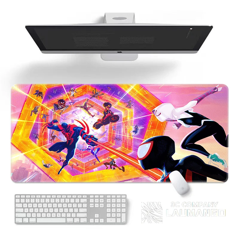 

Xxl Mouse Pad Gamer Pc Cabinet Spider-Mans: Across the Spider-Verse Gaming Accessories Desk Mat Keyboard Computer Table Mousepad