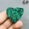 South African Gemstone Malachite heart-shaped Beautiful Pattern Natural Mineral Specimen Geode Crystal Home Room Decoration 3