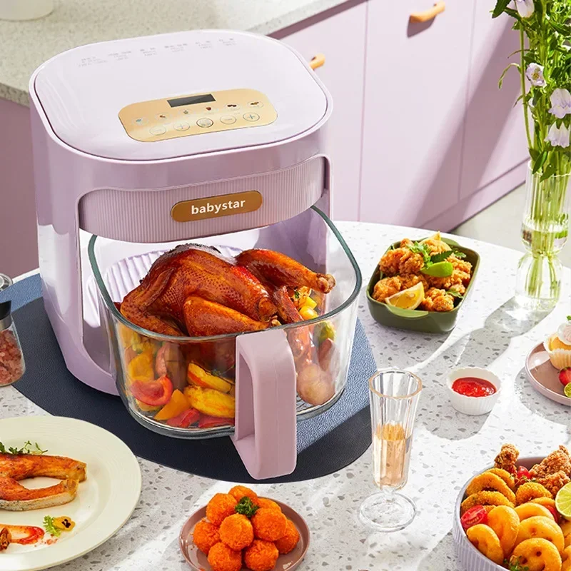 8-Qt Air Fryer, Powerful 1800W, Easy-to-Read Cool White Display, 50°-400°F  Temp Controls, 100 Pre-Programmed Presets & 50 - AliExpress