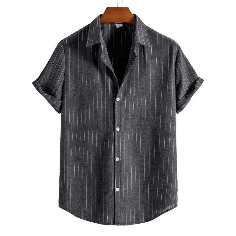 CASUAL SHORT SLEEVED SHIRT MEN SUMMER SHIRT