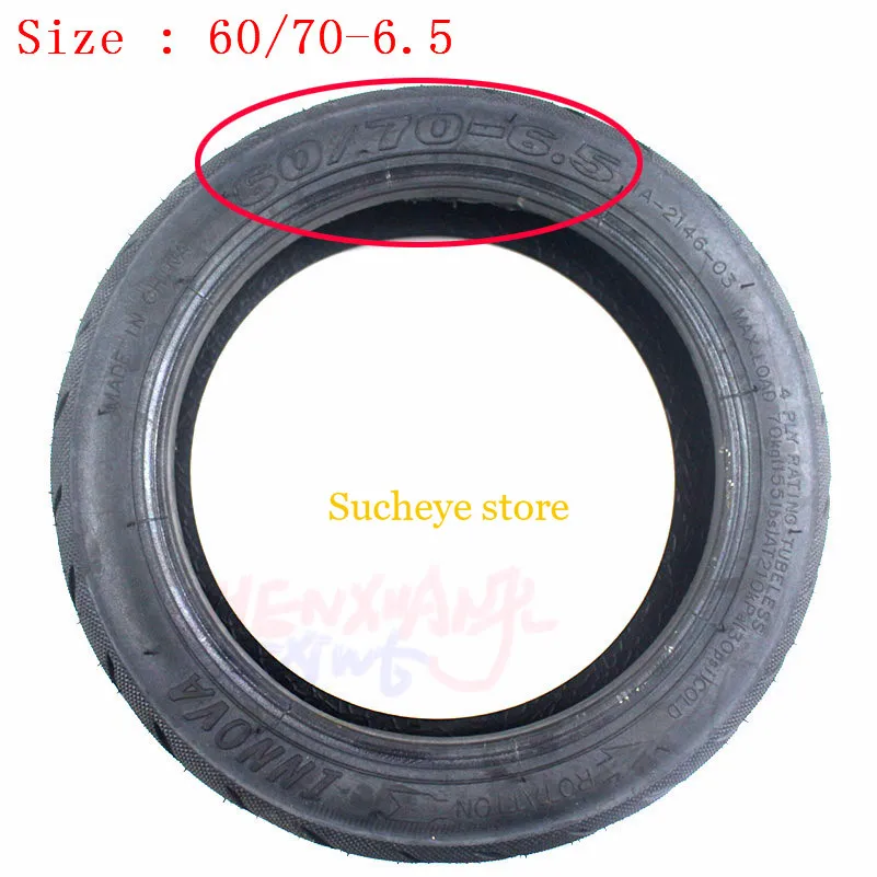 10 Inch Scooter 60/70-6.5 Tubeless Tire for Segway Ninebot Max G30 Electric Vacuum Front or Rear Tyre Wheel Parts