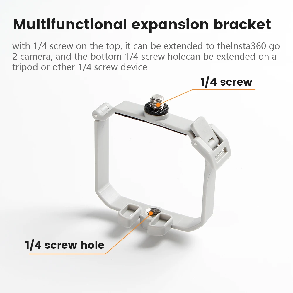 Support Caméra DJI Mini 3/Mini 3 Pro - Bracket Extension pour Drone Insta360 Go 3/2