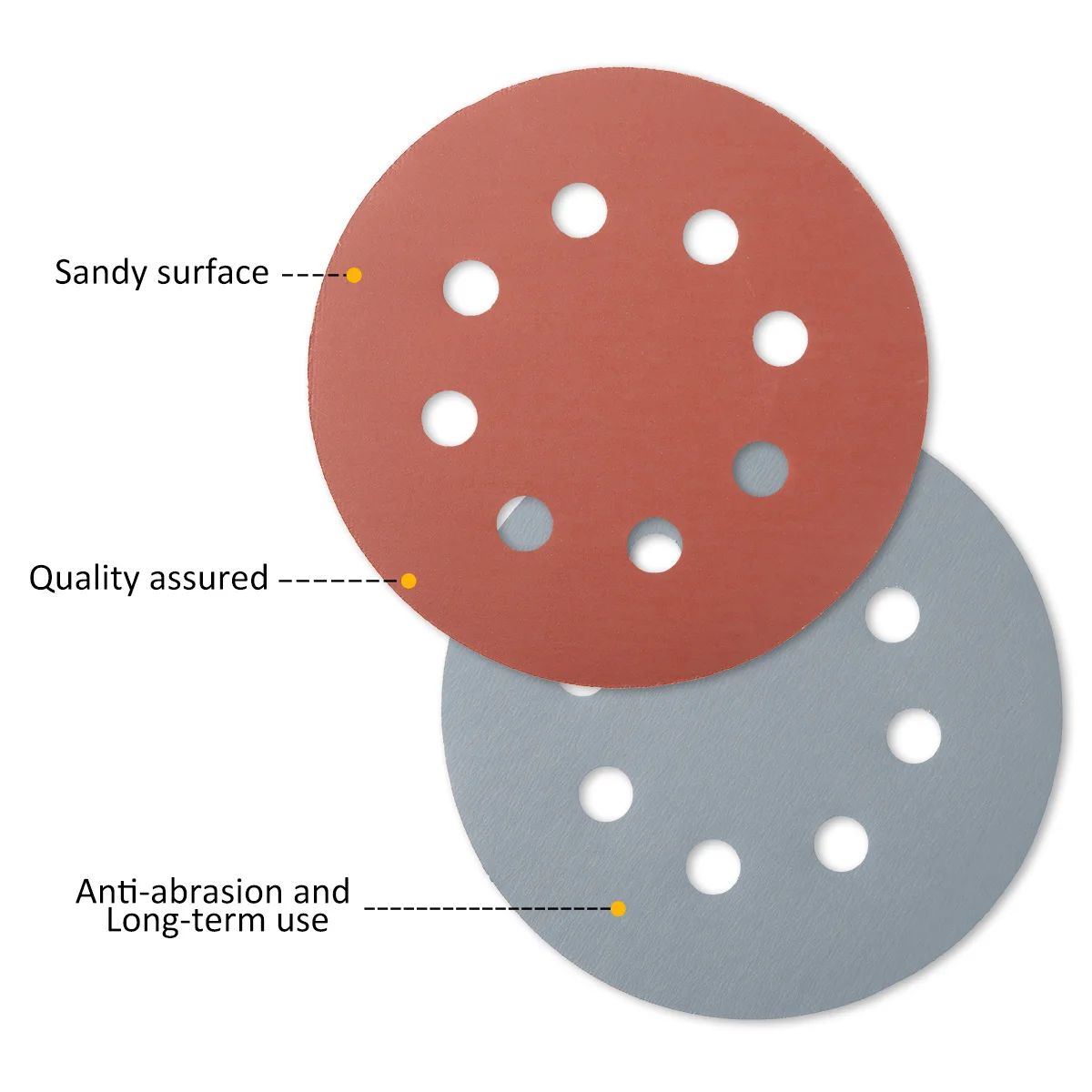 Sanding discs sandpaper set 100/300Pcs 6 Inch