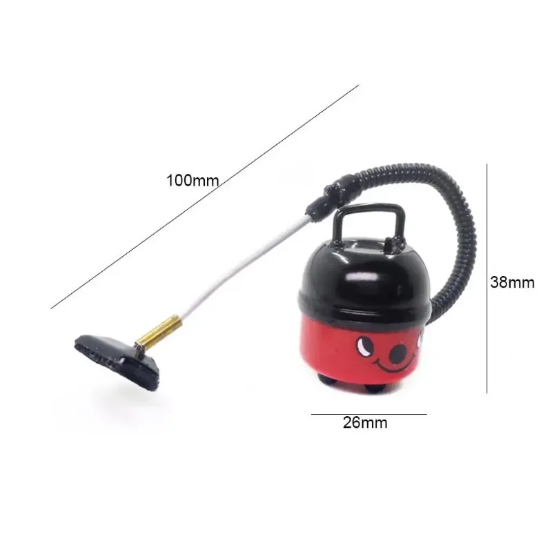 1 PCS Vacuum Cleaner Black And Blue 1/12 Dollhouse Miniature Accessory Baby Toys 4