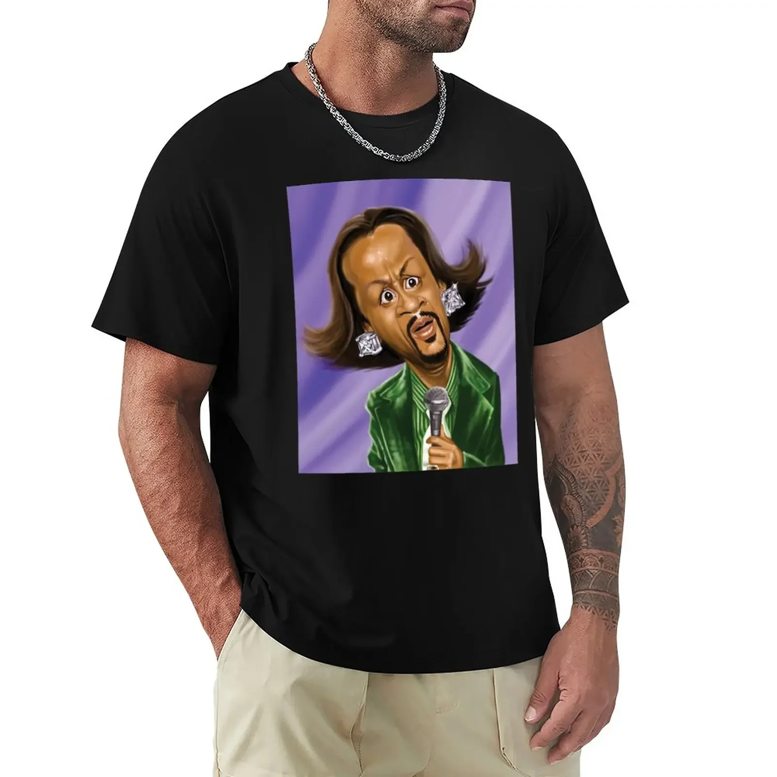 Katt Williams illustration T-Shirt cute clothes boys whites summer clothes fruit of the loom mens t shirts