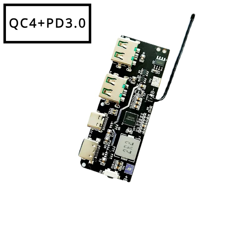 QC4.0 QC3.0 LED Dual USB 5V 4.5A 22.5W Micro/Type-C USB Mobile Power Bank 18650 Charging Module Temperature / Circuit Protection