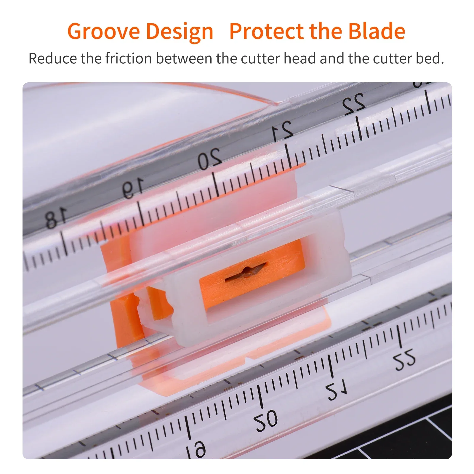 Description Picture 5 of itemA4 Paper Photo Cutter Guillotine Cutting Machine Paper Trimmer Cut Kit Cutting Length for Craft Paper Card Photo Laminated Tool