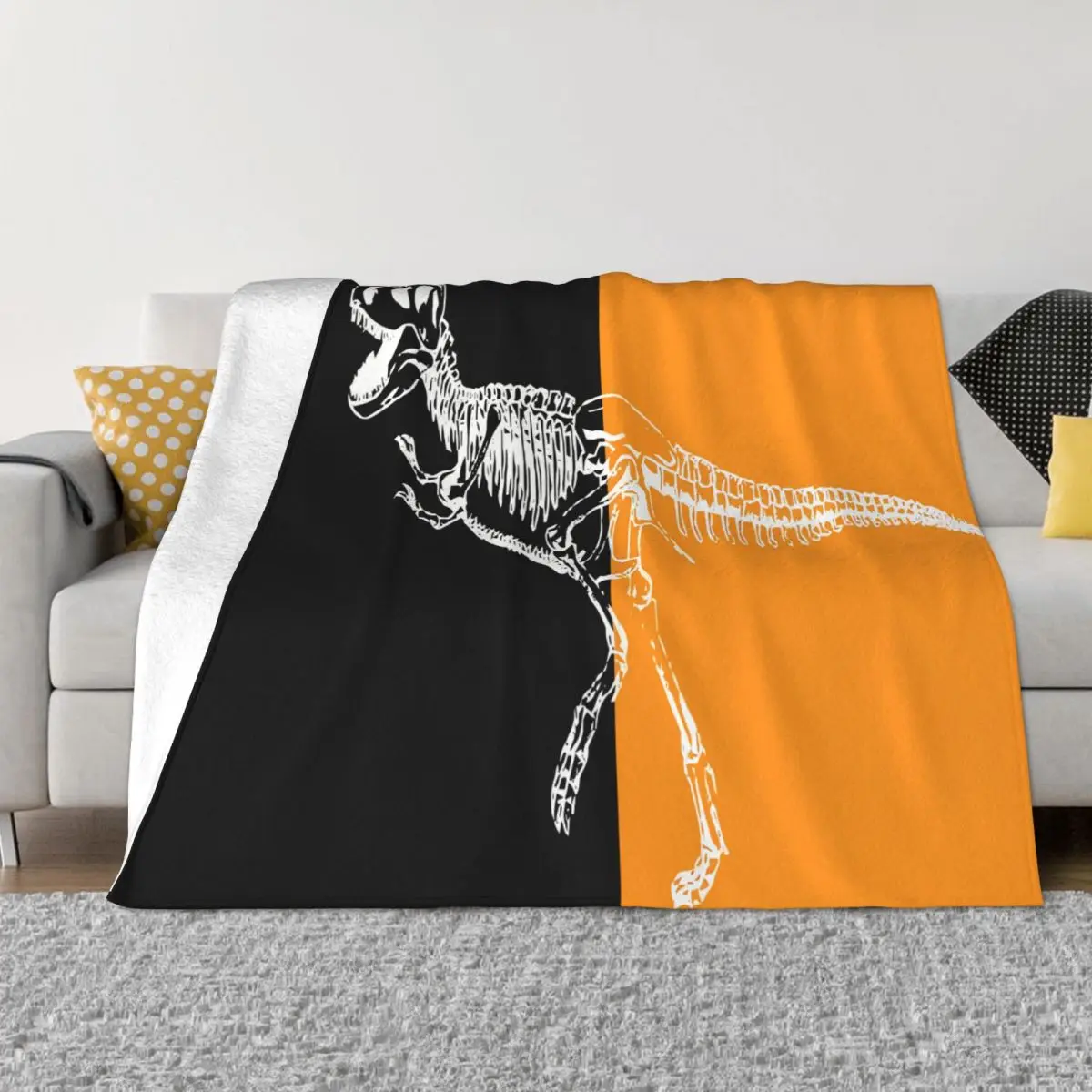 

Dinosaur Blankets Coral Fleece Plush Decoration Bedroom Bedding Couch Bedspread