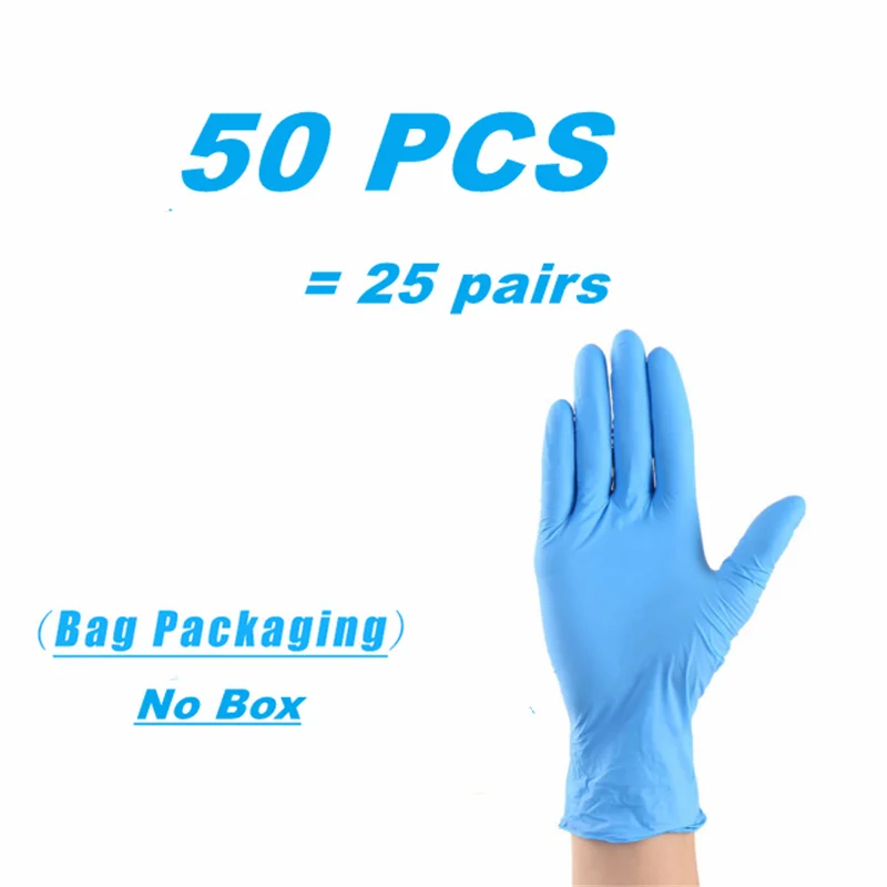 Gants jetables colorés pour enfants, vue de face avec différents motifs.