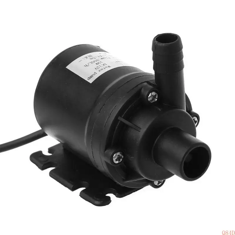 Q84D 12V 800L/H 20W 잠수정 워터 펌프 용 매우 조용한 Fountai 용 태양열 브러시리스 모터 잠수정 풀 워터 펌프