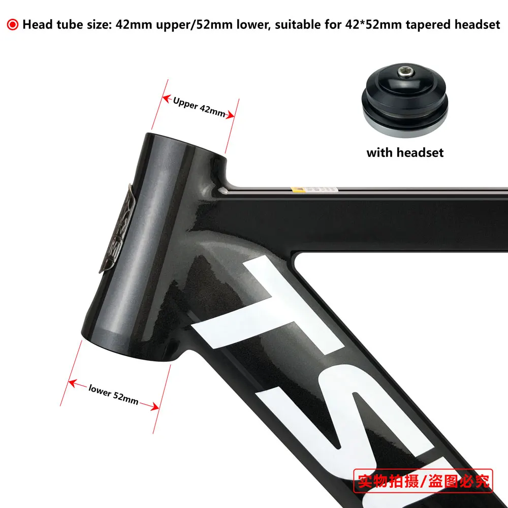 New TSUNAMI SNM200 Fixed Gear Bike Frameset 700C Aluminum Alloy