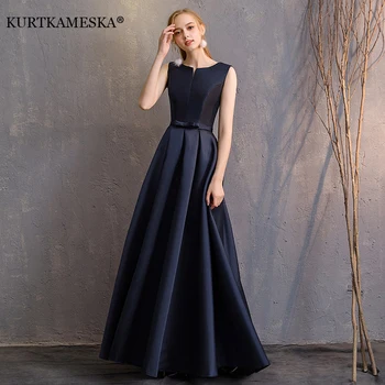 Formal Navy Bridesmaid Dress Elegant Long Prom Evening Guest Party Summer Dresses for Women 2023 Wedding Ball Gown Maxi vestidos