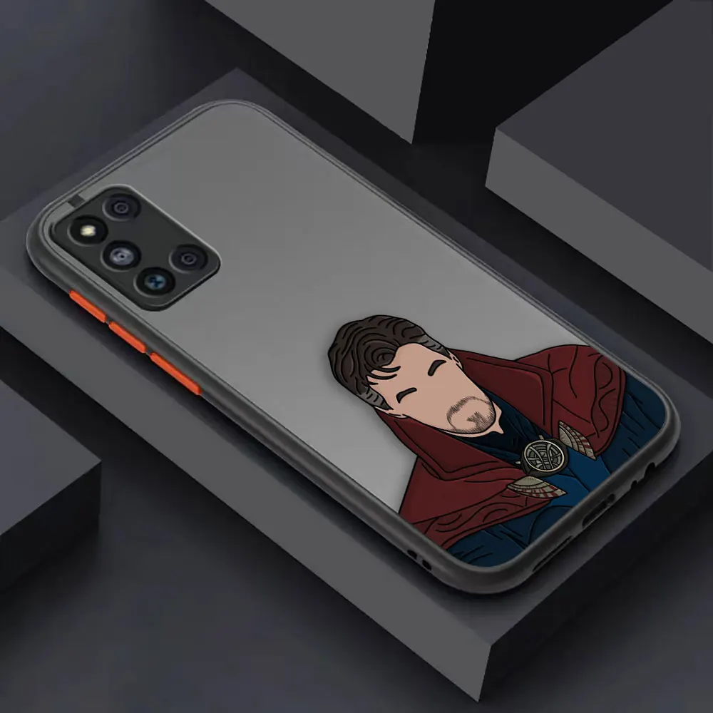 thumbnail image 1 of Matte Case for Samsung Galaxy M62 M53 M52 M51 M33 M32 M31 M30S 5G J8 J7 J6 J5 J4 Case Funda Shell Marvel Avengers Heros Faceless, 1 of 5