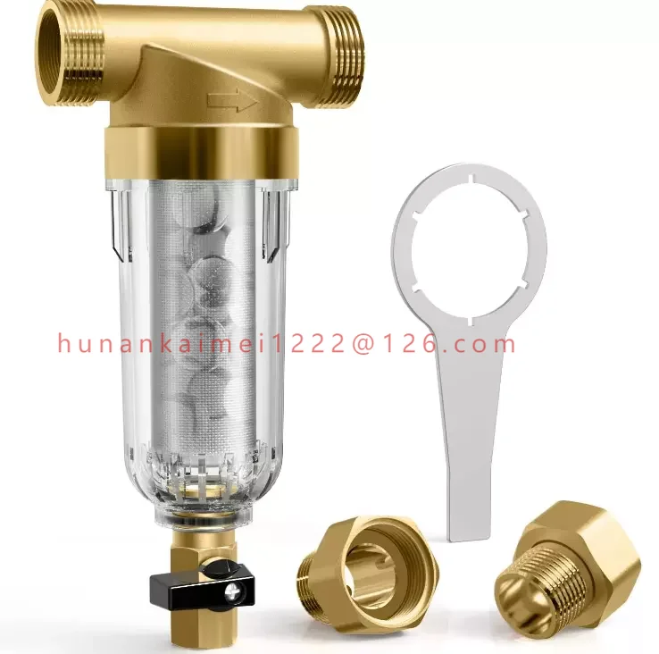 

Hot sale mesh water pre sediment filter flushable water Pre filter