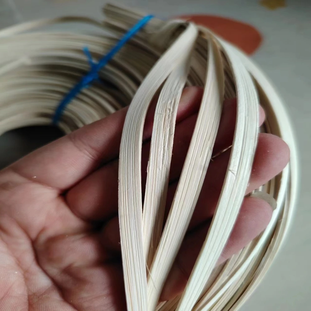 10 Meters Natural Flat Reed Rattan Core for Crafting and Weaving Projects