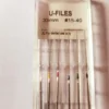 ResyDental Stainless Steel Dental U-Files for Root Canal Cleaning Endodontic Files For Ultrasonic Scaler 1 Pack 1