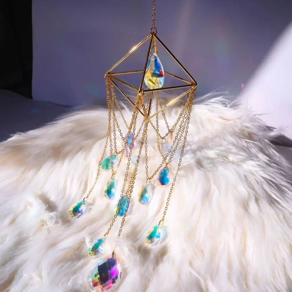 

Хрустальные подвесные украшения из страз, новое Золотое украшение для дома, подвесные украшения для дома, Хрустальная подвеска для дома