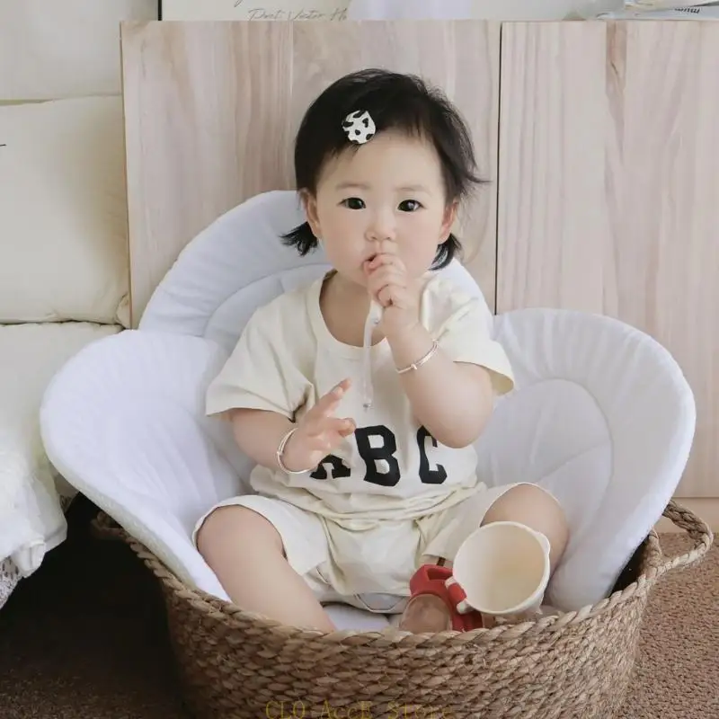 16FE Newborns Bath Support Cushion Secure Nonslip Shower Mat for Infants, Easy to Clean and Store Foldable Play Mat