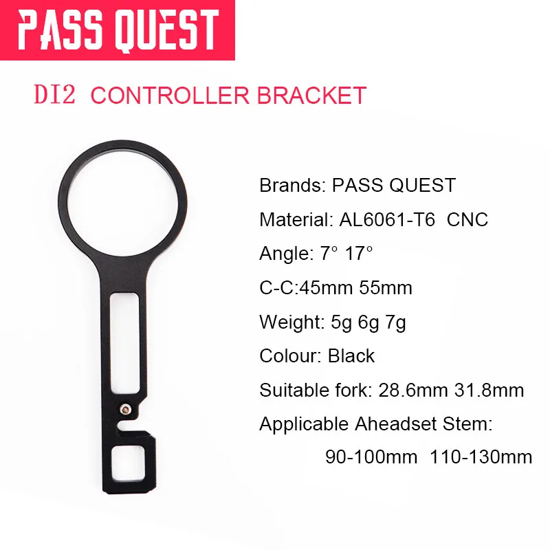 Pass Quest Di2 28.6Mm/31.8Mm Fietshouder Controller Beugel Accu Mount Voor Gigantische Od2 Knooppunt Fiets Uitklaphouder Fietsen