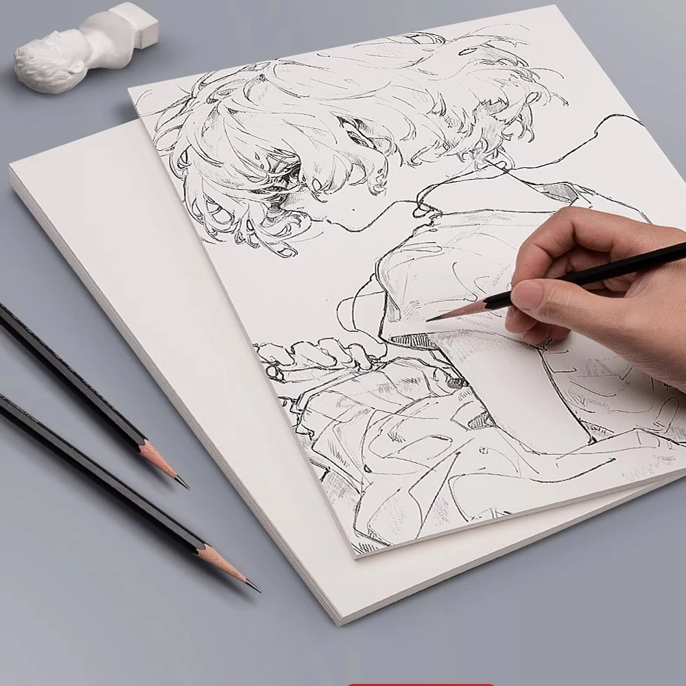 Sketch Paper 25 Sheets A4/A3/8K/16K 160g Artist Paper for Adults and Students-Graphite, Charcoal, Pencil,Colored Pencil Drawing 6