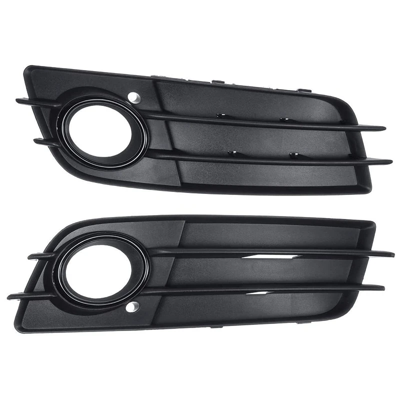 

Left Right Front Bumper Lamp Trim Cover Grill Cover Replacement Parts For A4 B8 2008-2012 8K0807681C 8K0807682C