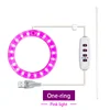 USB LED Grow Ring Light – Full Spectrum Plant Lamp for Indoor Plants & Seedlings