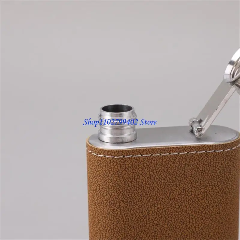 547F 녹슬지 않는 강철 야외 포켓 주류 플라스크 하이킹 캠핑 여행을위한 소형..