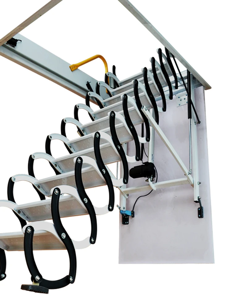

Remote Control Folding Attic Electric Step Ladder