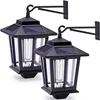 Outdoor solar wall lights, retro chandeliers, waterproof garden lights, porch environment lights 1