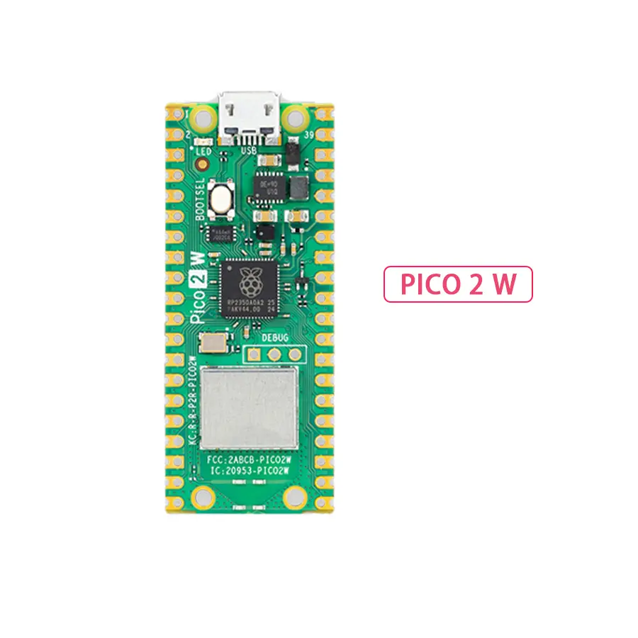 Raspberry Pi Pico Pico 2 Pico W Pico WH Pico H Pico 2 W RP2040 RP2350 Chip with Wireless WiFi Development Board,MciroPython image 7