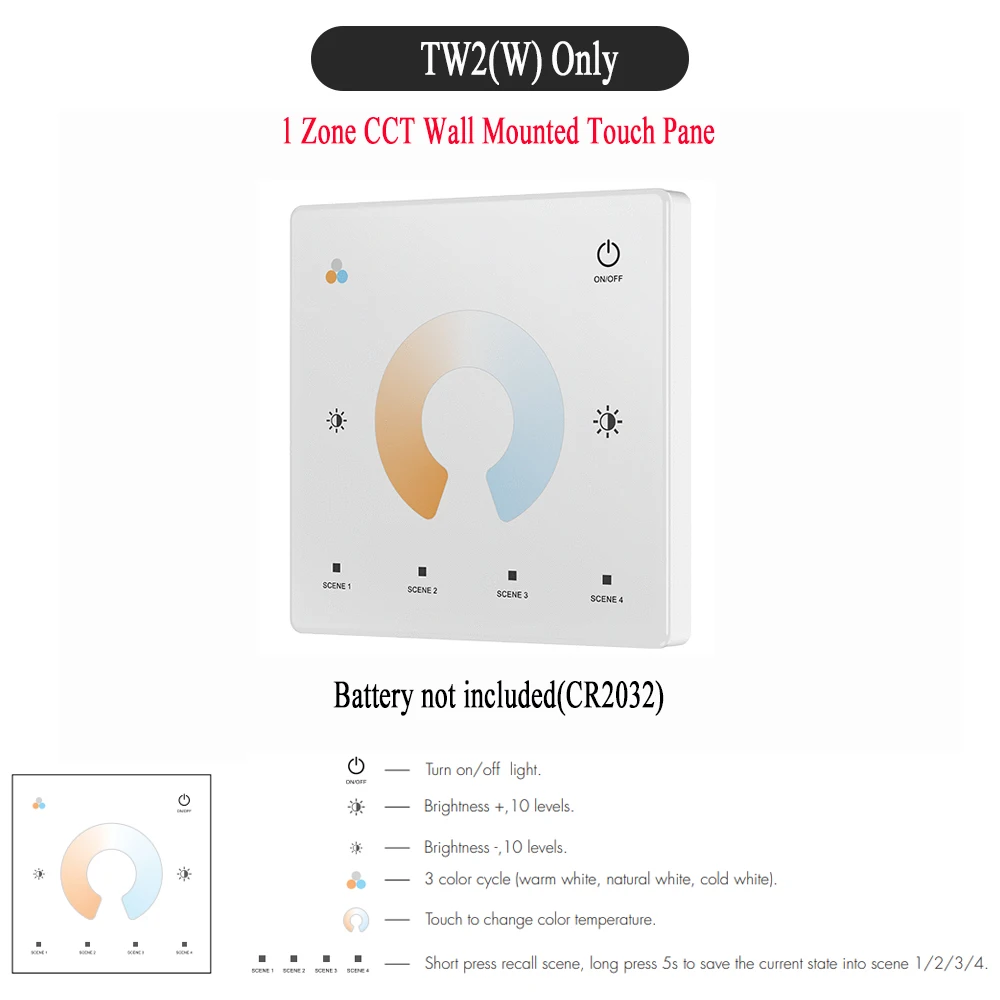 ตัวเลือกสินค้า สมาร์ทคอนโทรล LED 2 ช่อง ควบคุมได้ทั้ง ZigBee และ RF