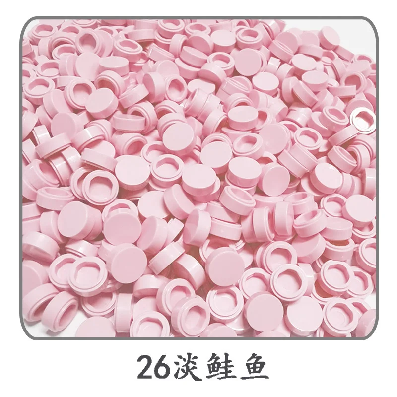 500-Piece Round Tile Set for Mosaic Art and Creative Building