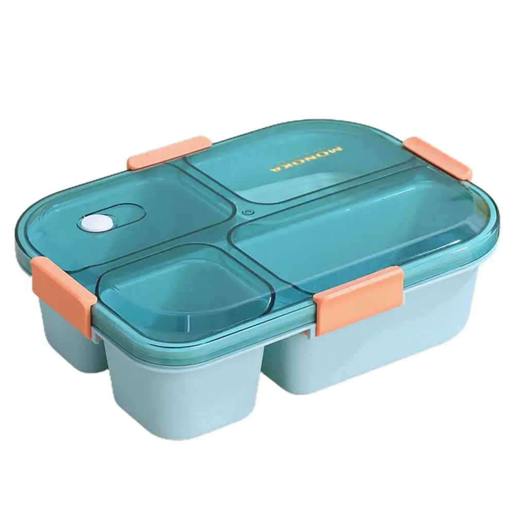 1 Set Reusable Lunch Container Easy to Clean Lunch Box Fresh-Keeping Meal  Preservation with Air Vent Bento Organizer - AliExpress