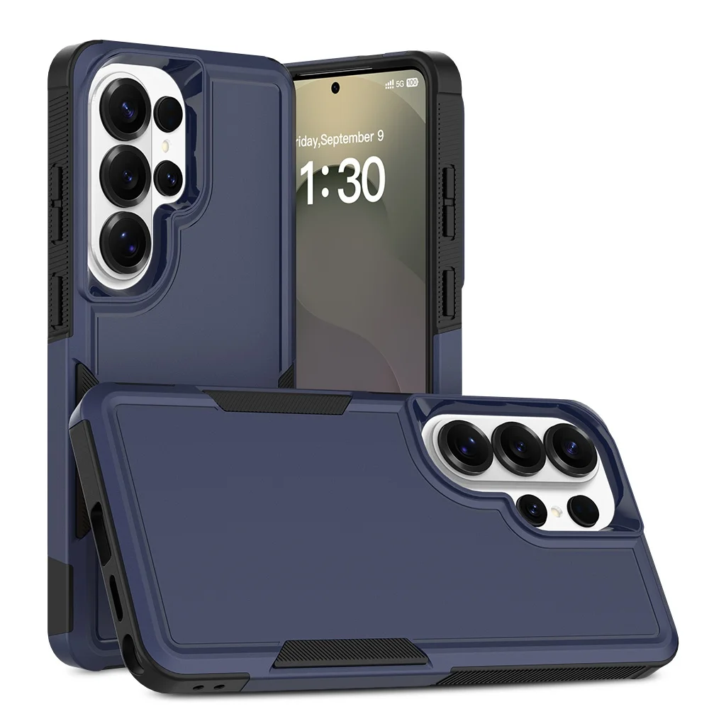 Verstärkte Militär-Rüstungs-Matt-Hülle für Samsung Galaxy S26 Ultra S25 Edge S25 S24 S23 S22 Plus S21 S20FE Robuste Stoßfeste Abdeckung