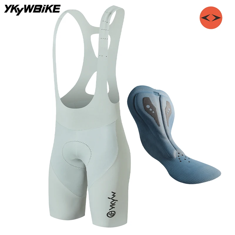 Cycling Bib Shorts Cycling Shorts Cycling Pants YKYW Men Elastic Interface Seamless Cycling Bib Short 7 Hours Riding Summer Breathable Bicycle Bib Pants Pro Road Bike Clothing