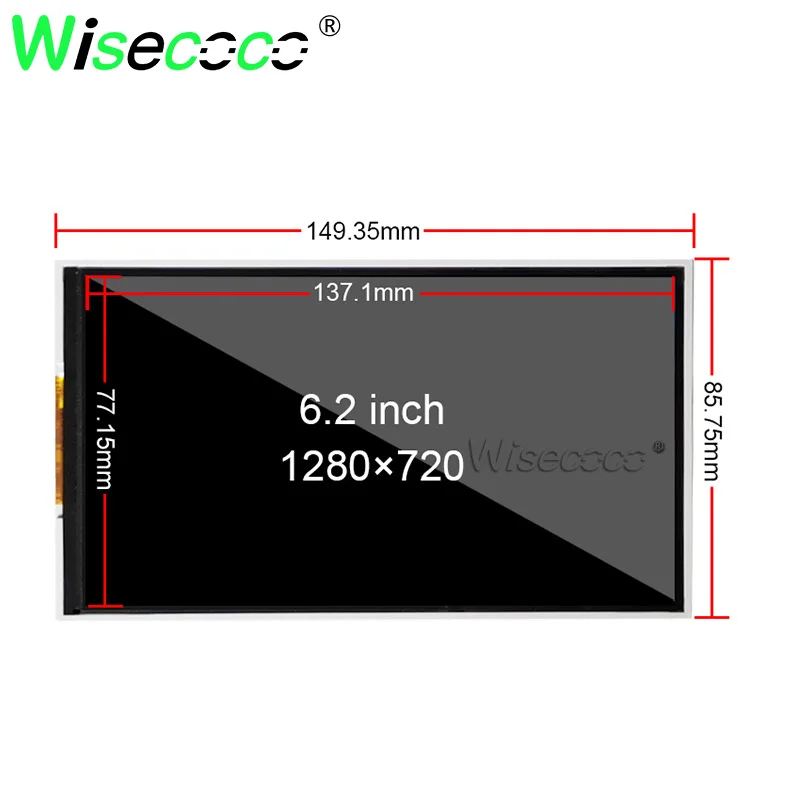 wisecoco polegada display lcd pinos mipi dsi tela micro usb placa de motorista