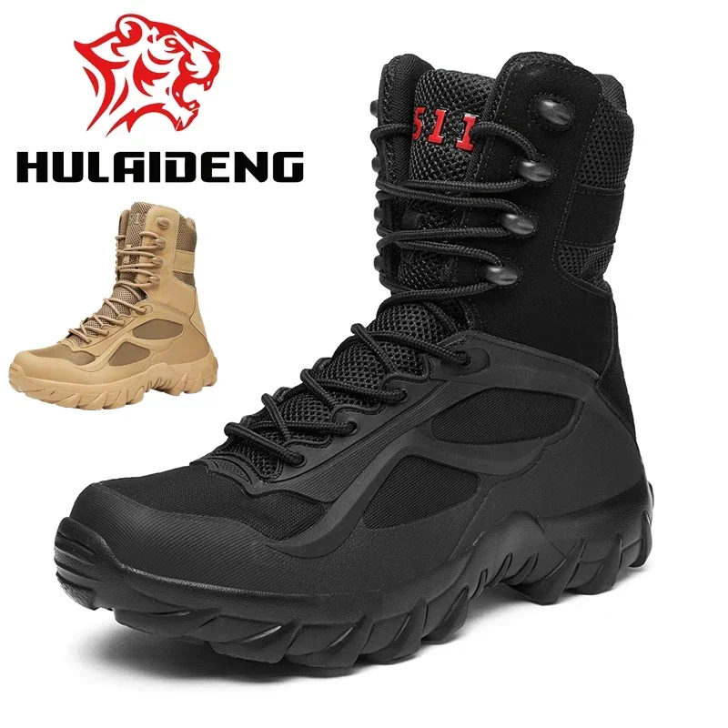 

Men's Military Boots Special Force Desert Combat Shoes Men Snow Outdoor Boots Work Safety Shoes Motocycle Boots Male Army Boot