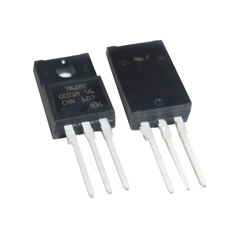 STF7N60M2 7N60M2 5A 600V TO220F DIP MOSFET Transistor nuevo Original en Stock 10 piezas