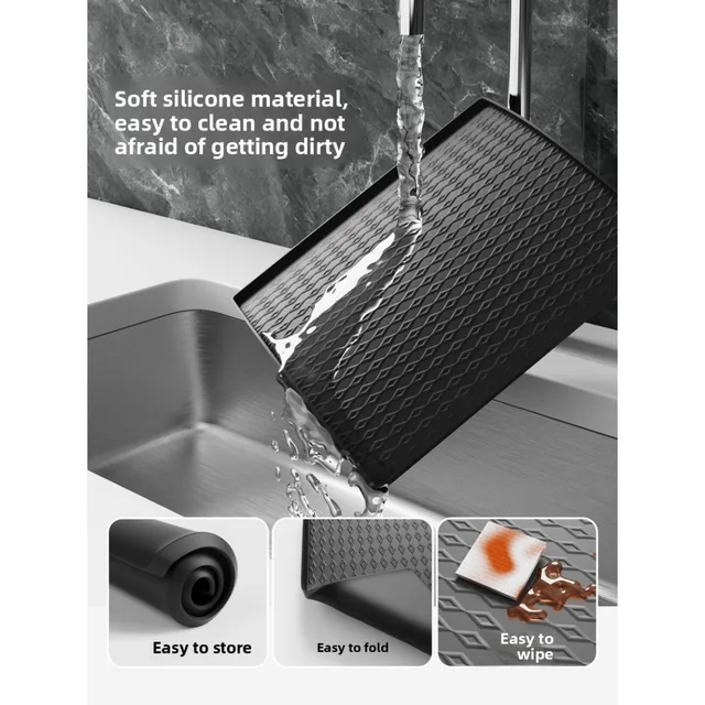 Pet Cat and Dog Silicone Placemat Pet Mat Anti-spill and Waterproof Pet Feeding Mat Easy To Clean 2