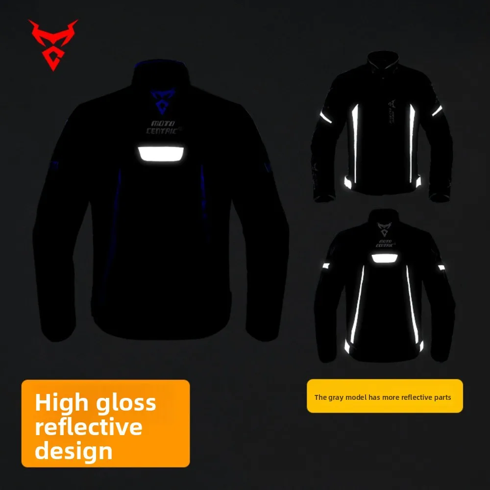 모토센트릭 오토바이 슈트 세트 사이클링 슈트 통기성, 낙상 방지, 방풍 오토바이 슈트 바지 오토바이 재킷