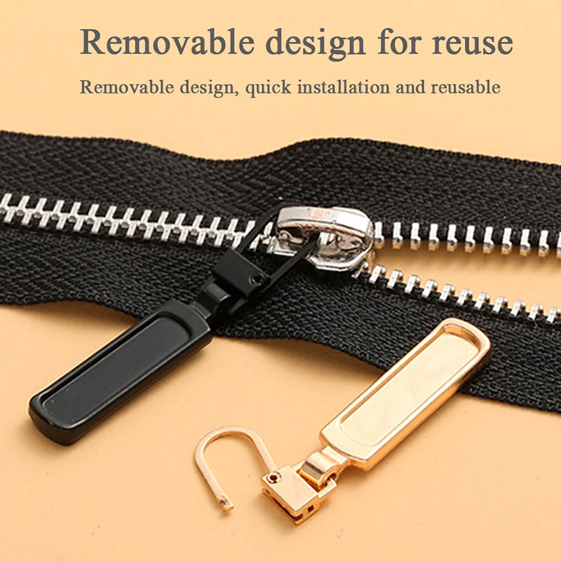 4/8Pcs Detachable Zipper Pull Replacement Zippers Pull Tabs